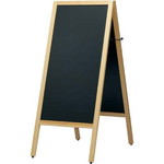 Ａ型スタンド黒板スリム　ナチュラル　幅４５０×４