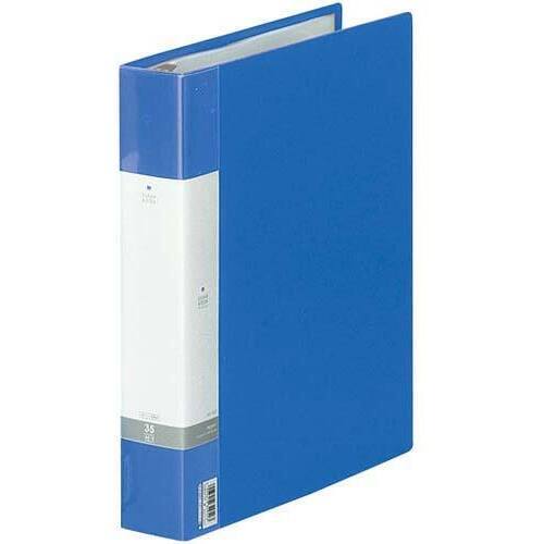 クリヤーブック交換式　青　Ａ４縦背幅５０ｍｍ６冊