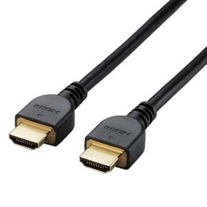 ＲｏＨＳ指令準拠ＨＤＭＩケーブル／イーサネット対応／高シールドコネクタ／３．０ｍ／黒／簡易パッケージ　■お取り寄せ品