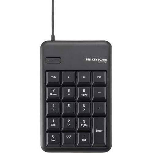ＵＳＢテンキーボード　ブラック&times;３