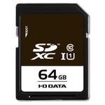 ＵＨＳ－Ｉ　ＵＨＳ　スピードクラス１対応　ＳＤＸＣメモリーカード　６４ＧＢ　ＳＤＵ１－６４ＧＲ　■お取り寄せ品