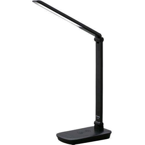 ＬＥＤデスクライト　Ｑｉ充電対応　調光　ブラック