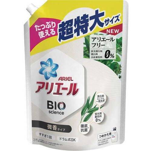 アリエールバイオジェル微香替９４５Ｇ&times;６