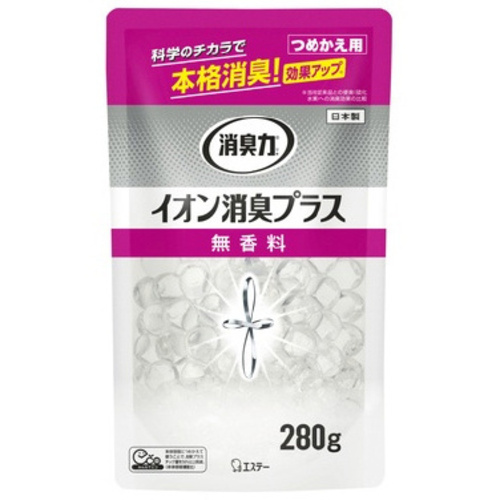 消臭力クリアビーズイオン消臭プラス詰替２８０Ｇ&times;４