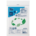 取り出しやすい再生原料入り高密度ゴミ袋（シャカシャカタイプ）４５Ｌ　半透明　詰替用　１２０枚×５冊