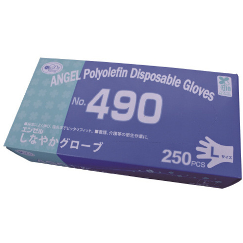 しなやかグローブ　Ｌサイズ　２５０枚入&times;１０