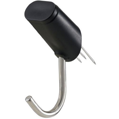 穴の目立たないピンフック　ブラック