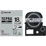 ＰＲＯテープ　アイロン転写　黒文字　１８ｍｍ　【お取り寄せ品】５営業日以内届