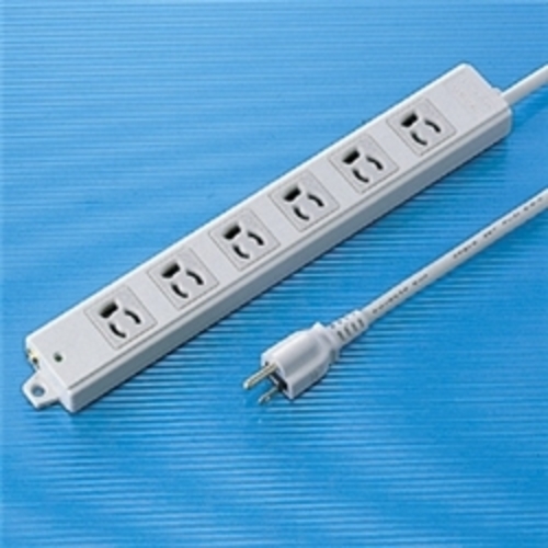 工事物件タップ（３Ｐ・６個口・３ｍ）　ＴＡＰ－ＫＥ６－３　■お取り寄せ品