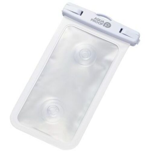 スマートフォン用防水ケース／ＩＰＸ８／吸盤付属／お風呂用／ホワイト　Ｐ－ＷＰＳＢ０４ＷＨ　■お取り寄せ品