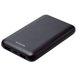 モバイルバッテリー／薄型／１００００ｍＡｈ／ブラック　ＤＥ－Ｃ４４－１００００ＢＫ　■お取り寄せ品