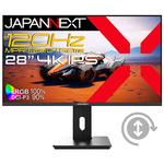 ゲーミングディスプレイ　２８型／３８４０×２１６０／ブラック　ＪＮ－２８ＩＰＳ１２０ＵＨＤ－ＨＳＰ　■２営業日内届