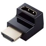 ＨＤＭＩ延長アダプター／Ｌ字上／ＡＦ－ＡＭ／スリムタイプ／ブラック　ＡＤ－ＨＤＡＡＢＳ０１ＢＫ　■お取り寄せ品