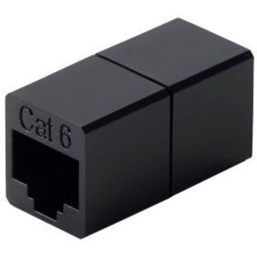 ＲＪ４５中継コネクタ／Ｃａｔ６Ａ対応／ＵＴＰ／ブラック　ＬＤ－ＲＪ４５Ｕ６ＢＫ　■お取り寄せ品