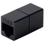 ＲＪ４５中継コネクタ／Ｃａｔ６Ａ対応／ＵＴＰ／ブラック　ＬＤ－ＲＪ４５Ｕ６ＢＫ　■お取り寄せ品