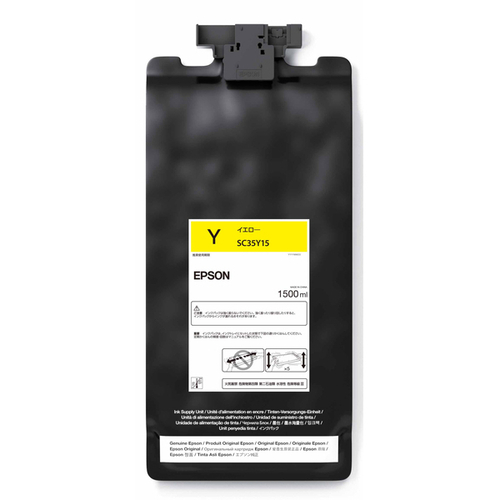ＳｕｒｅＣｏｌｏｒ用　インクパック／１５００ｍｌ（イエロー）　ＳＣ３５Ｙ１５　■お取り寄せ品