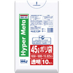 ポリ袋　４５Ｌ　ＢＭ４３　透明　１０枚&times;７０　【お取り寄せ品】１０営業日以内届