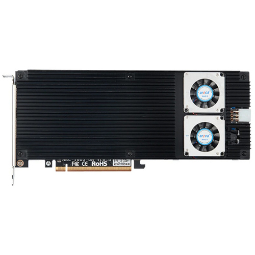 ＰＣＩｅ　５．０ｘ１６対応　ＮＶＭｅ　Ｍ．２　ＳＳＤ　ｘ　８台　搭載用内蔵ＲＡＩＤカード　■お取り寄せ品