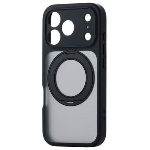 ｉＰｈｏｎｅ　１７　Ｐｒｏ／ハイブリッドケース／極限／ＭＡＧＫＥＥＰ／スタンド／ブラック　■お取り寄せ品