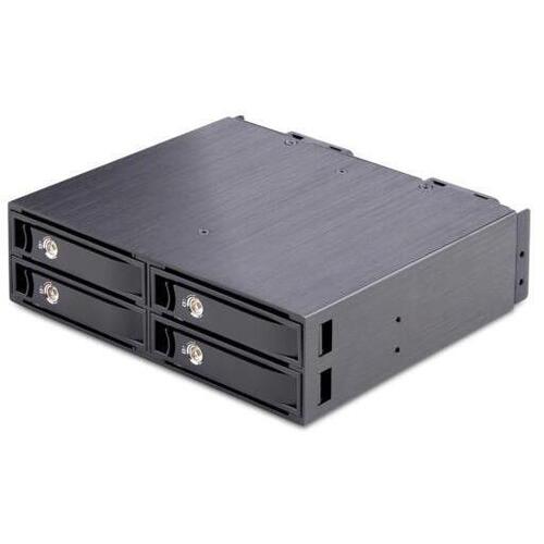 Ｕ．２モバイルラック／５．２５インチベイ用／４ベイ　４Ｕ２５２５－ＳＡＳ－ＢＡＣＫＰＬＡＮＥ　■お取り寄せ品