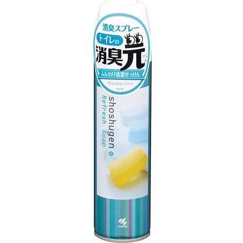 消臭元スプレー　ふんわり清潔せっけん２８０ｍｌ&times;４
