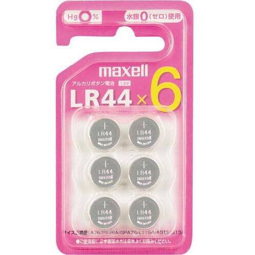 アルカリボタン電池　ＬＲ４４　６個入