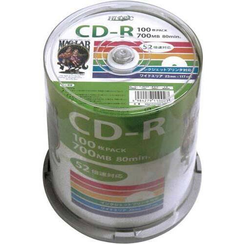 ＣＤ－Ｒ　データ用　スピンドル１００枚