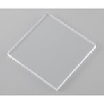 樹脂板材　アクリル板　ＰＭＭＡ－０５０５１０　４９５×４９５×１０ｍｍ　２－９２０６－０６
