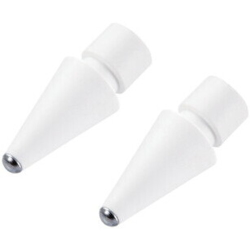 Ａｐｐｌｅ　Ｐｅｎｃｉｌ専用交換ペン先／第１・第２世代両対応／金属製／標準形状／２個入り　■２営業日内届