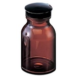散薬瓶　３００ｍＬ　茶褐色　キャップ黒　１本　３００ｍＬ（茶褐色）　０－１９２９－０１