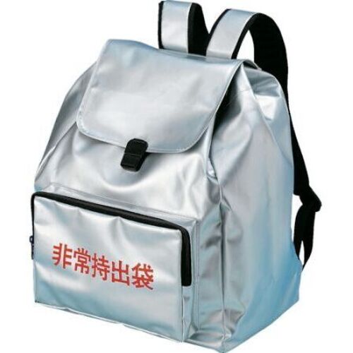 大型リュックタイプ非常持出袋４５０×３５５×２００日本防炎協会認定品　７２４２０１１