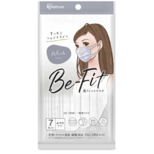美フィットマスク　ふつう　７枚　ホワイト　【お取り寄せ品】６営業日以内届