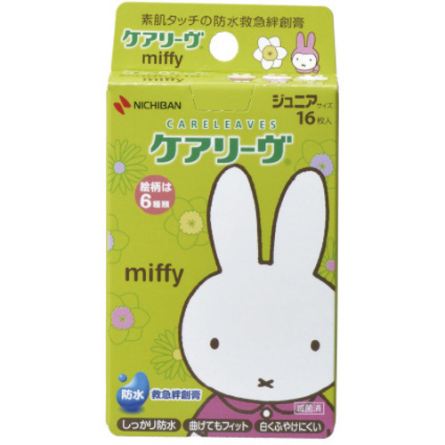 ケアリーヴ　キャラクター　ミッフィー　１６枚&times;５　【お取り寄せ品】８営業日以内届