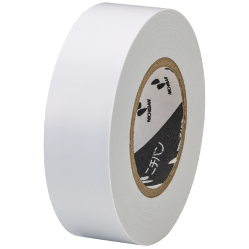 ビニールテープ　１９ｍｍ&times;１０ｍ　白　&times;１０