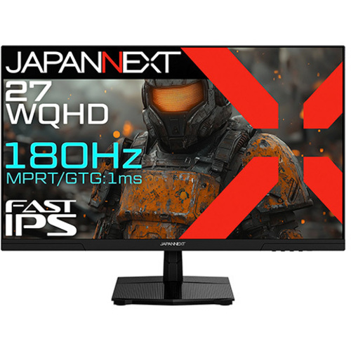 ゲーミングディスプレイ　２７型／２５６０×１４４０／ブラック　ＪＮ－ｉ２７Ｇ１８０Ｑ　■２営業日内届