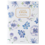 ２０２６ポケットダイアリＡ６カントリータイム　花柄　【お取り寄せ品】１３営業日以内届