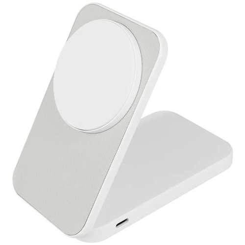 モバイルバッテリー／５０００ｍＡｈ／マグネット式／ワイヤレス／グレー　ＯＷＬ－ＬＰＢ５０２０ＭＧ－ＧＹ　■お取り寄せ品