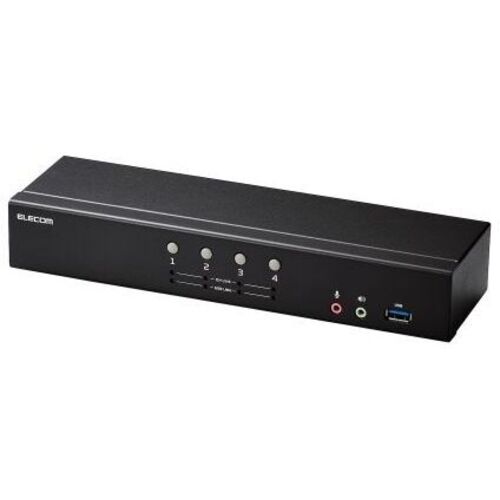 パソコン切替器（ＫＶＭ）／ＤｉｓｐｌａｙＰｏｒｔ／４ポート　ＫＶＭ－ＮＤＵＳ４　■お取り寄せ品