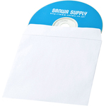 ＤＶＤ・ＣＤペーパースリーブケース（窓なしタイプ・１００枚入り）　ＦＣＤ－ＰＳ１００ＮＷＷ　■お取り寄せ品