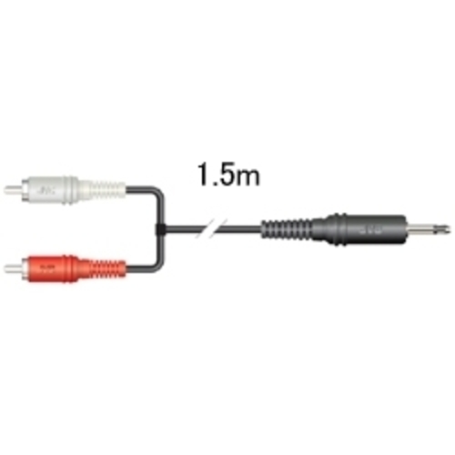 ピンプラグ（Ｒ入）Ｘ２－ミニプラグ（１．５Ｍ）　ＣＮ－１３１Ａ　■お取り寄せ品