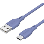 ＵＳＢケーブル／ＵＳＢ２．０／Ａ－Ｃ／シリコン／１ｍ／アッシュブルー　ＯＷＬ－ＣＢＳＡＣ１０－ＡＢ　■お取り寄せ品