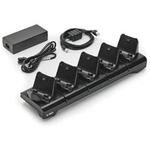 ＺＱ３１０　Ｐｌｕｓ　３２０　Ｐｌｕｓ　本体５連クレードル　ＡＣアダプタ　ＡＣコード同梱　Ｚｅｂｒａ　■お取り寄せ品