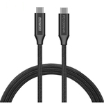 ＵＳＢ－Ｃ　ｔｏ　Ｃケーブル　（４Ｋ・１００Ｗ／１０Ｇ／１．０ｍ）　ブラック　■お取り寄せ品