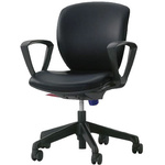 シルフィードレザー　サークルアーム　ローバック　黒　【お取り寄せ品】１１営業日以内届