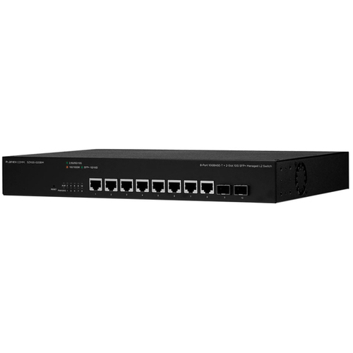 ８ポート　１０ＧＢＡＳＥ－Ｔ　＋　２スロット　１０Ｇ　ＳＦＰ＋　マネージドＬ２スイッチ　■お取り寄せ品