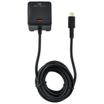 耐雷ＵＳＢ充電器　ＵＳＢ－Ｃポート付　ＰＤ　２ｍ　ブラック　ＣＨＣＲ－ＳＰＣ２０ＢＫ　■お取り寄せ品