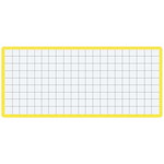 マグネット見出し　カード寸法４３×１０４ｍｍ黄