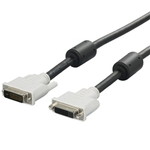 ディスプレイ延長ケーブル　ＤＶＩ－Ｄオス：ＤＶＩ－Ｄメス　コア付　２．０ｍ　■２営業日内届