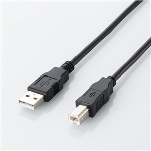 エコＵＳＢ２．０ケーブル／Ａ－Ｂタイプ／エコ／５ｍ／ブラック　■お取り寄せ品