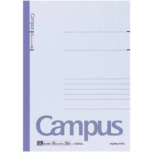 キャンパスノート　極太横罫１０ｍｍ　３０枚&times;１０